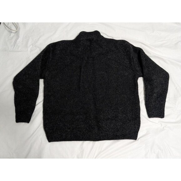 Vintage NORWOOL Pure Wool Sweater Mens 2XLarge XXLarge Zip Neck Norway Nordic - Picture 8 of 10
